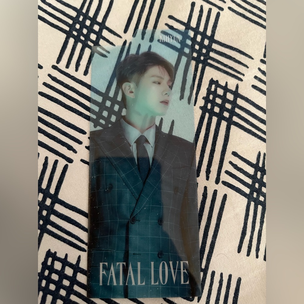 Monsta X- Kihuyn Fatal Love Book Mark